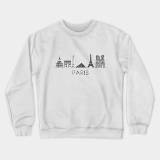 Paris Skyline Crewneck Sweatshirt